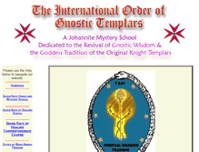 Tablet Screenshot of gnostictemplars.org